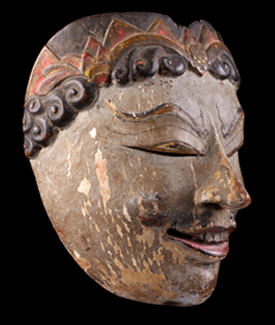 MASCASIA : Javanese mask - Rgion : Indonesia-Java